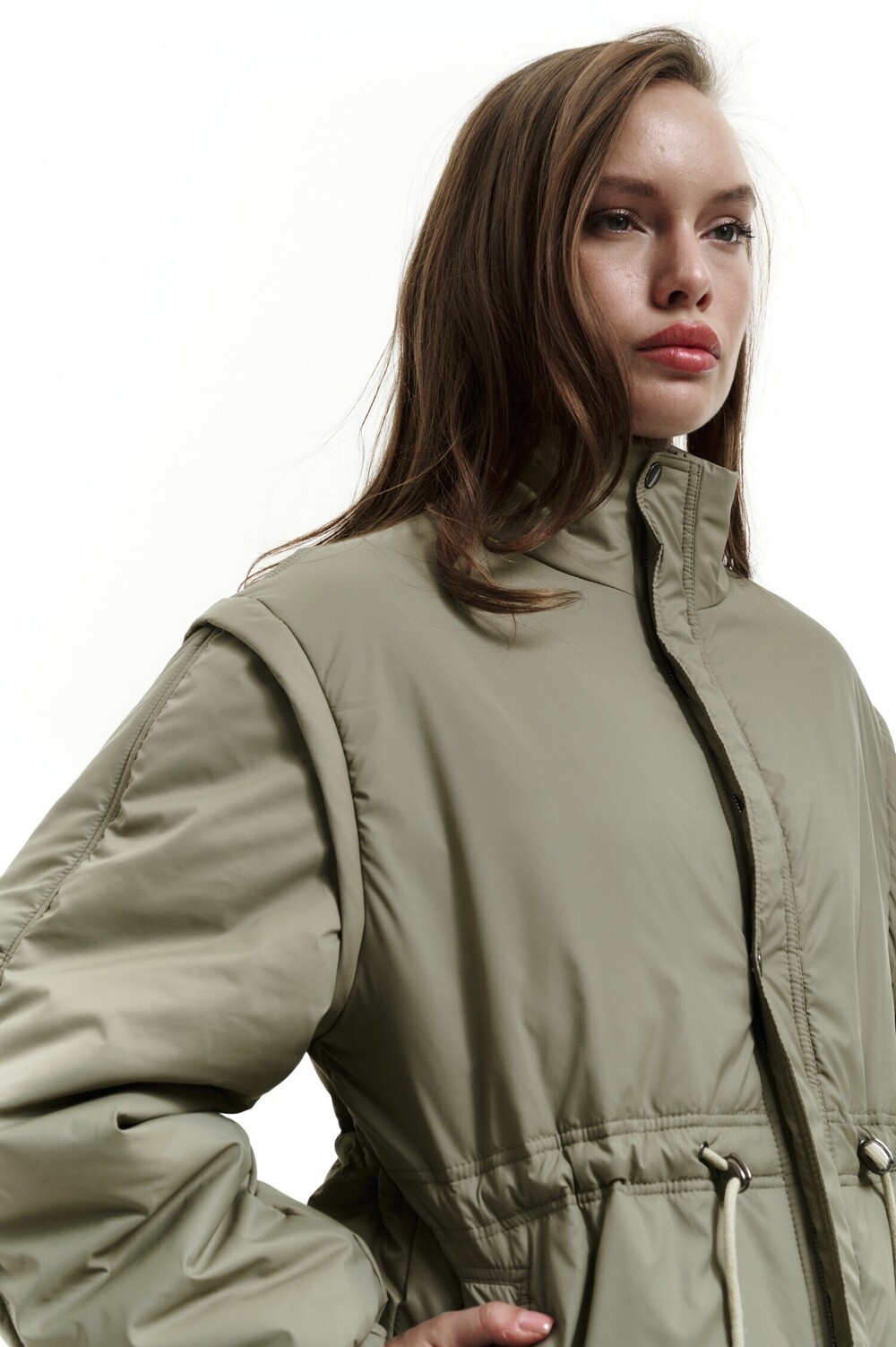 Muscovite jacket in olive color
